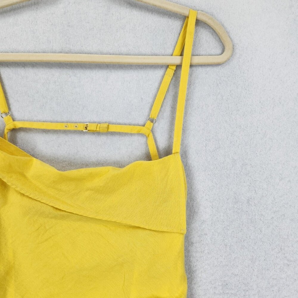 Jacquemus Dress Womens 38 US6 Yellow Le Raphia La Robe Saudade Mini Bodycon - Picture 2 of 12